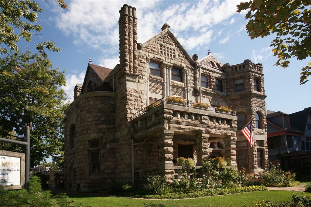 Castle Marne Bed & Breakfast เดนเวอร์ ภายนอก รูปภาพ
